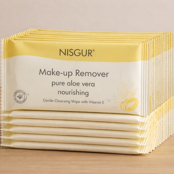 Aloe Vera Facial Wipes (50 ct) | Individually Wrapped | Bulk Travel Wip - Picture 2 of 5